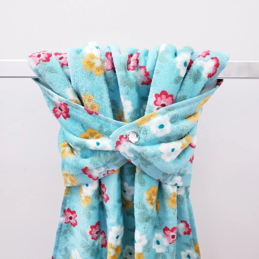 ❤️New!❤️#0994-D ■Pioneer Woman Hang'N'Snap HAND Towel *Select your snap🤍